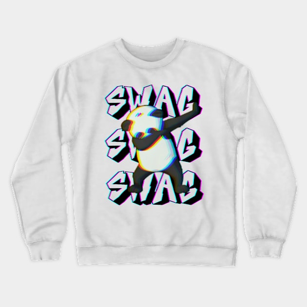 Panda swag Crewneck Sweatshirt by Qibar Design